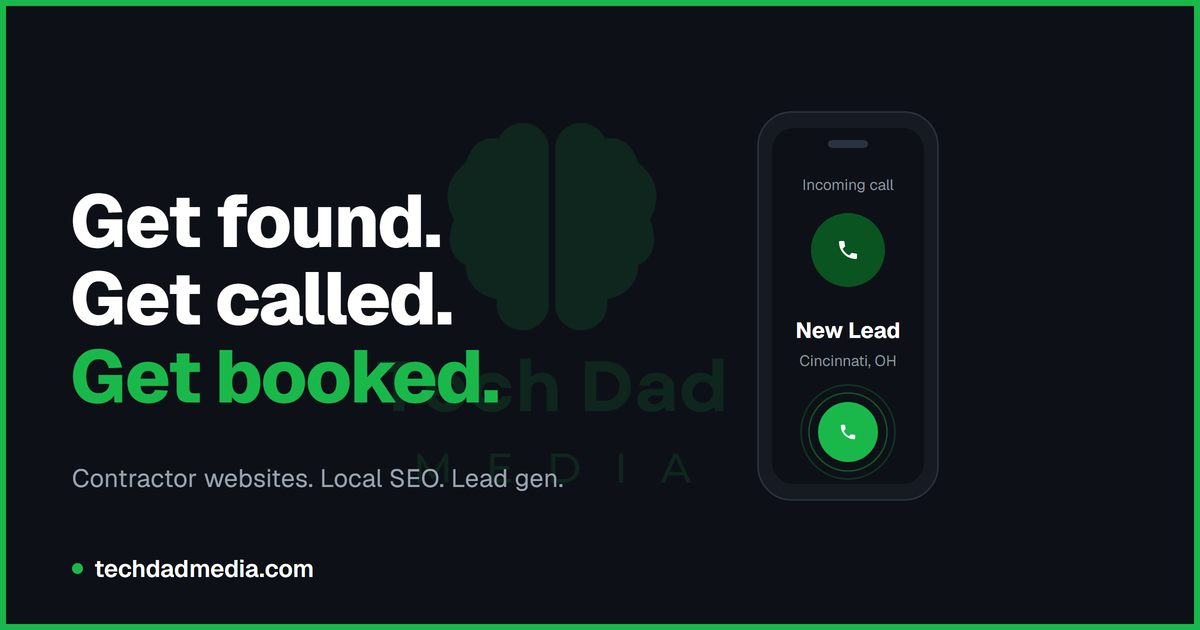 Tech Dad Media – Local SEO & Digital Presence for Small Businesses